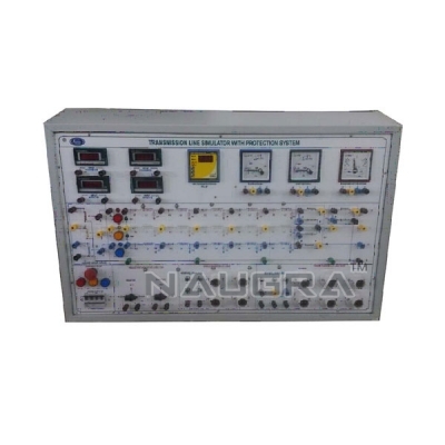 THREE PHASE TRANSMISSION LINE TRAINER (PROTECTION